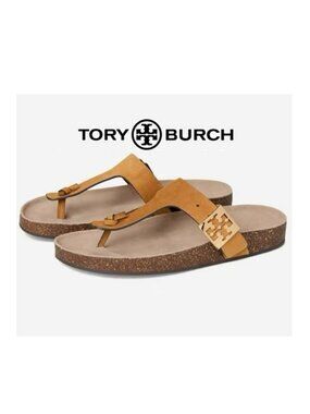 NIB ~ TORY BURCH MELLOW SUEDE THONG SANDALS sz 9.5